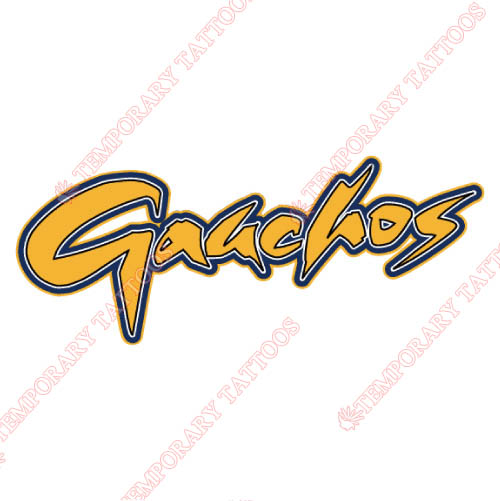 UCSB Gauchos Customize Temporary Tattoos Stickers NO.6675